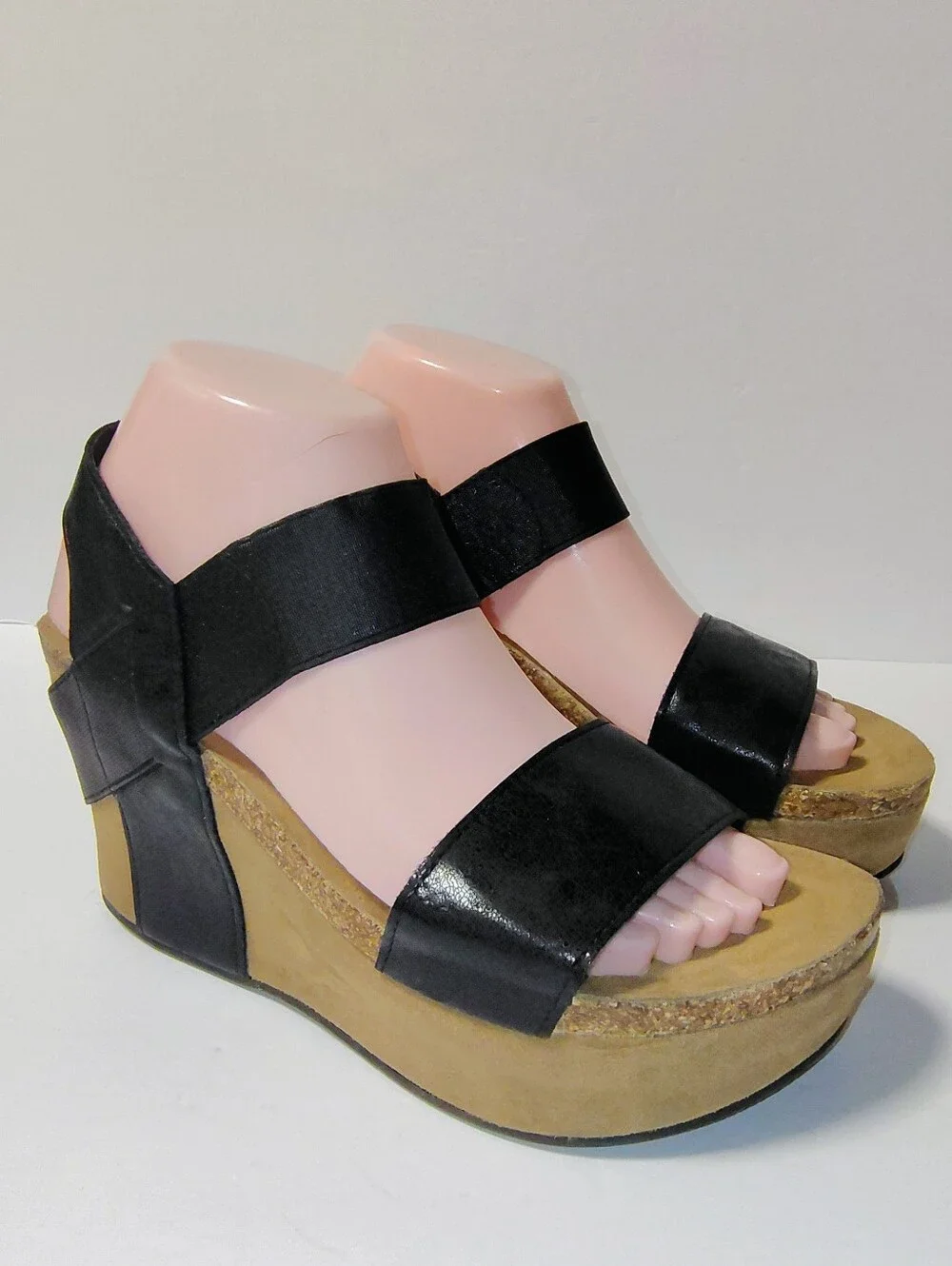 Pierre Dumas Women's Hester-1 Platform Wedge Slingback Comfort Slip-On Sandals 8